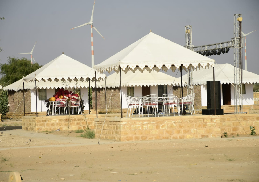 Large tents designed for families and groups with generous space and seating.
